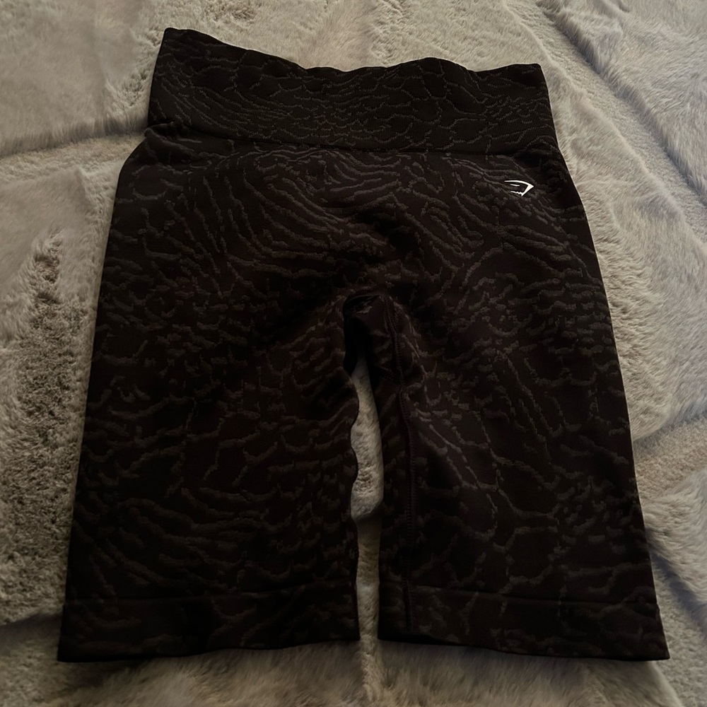 Gymshark animal print shorts
